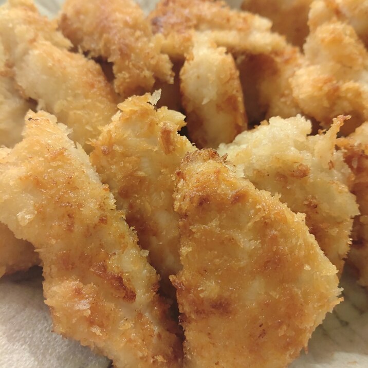 子供も大好き♡卵不使用ささみカツ